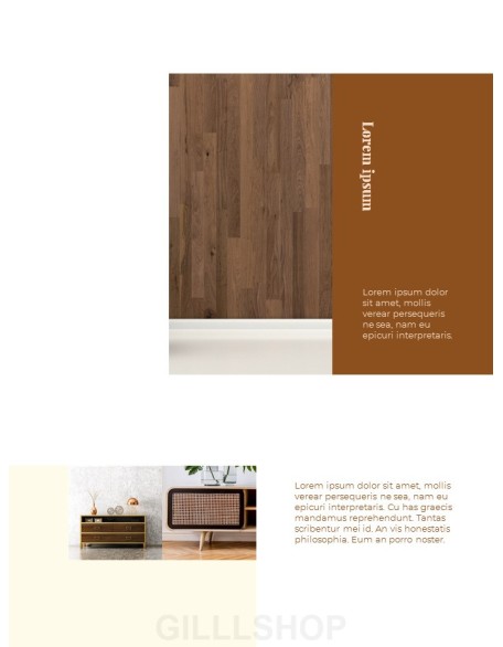 Wooden Interior Vertical Layout Best PowerPoint Presentations