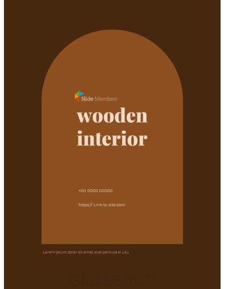 Wooden Interior Vertical Layout Best PowerPoint Presentations