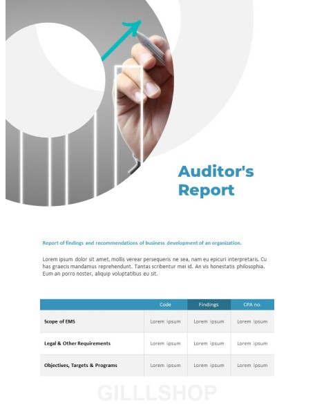 Annual Report Template Design Interactive PPT