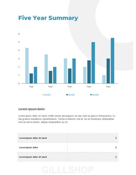 Annual Report Template Design Interactive PPT