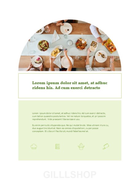 Enjoy Cooking Template Layout PPT Presentation