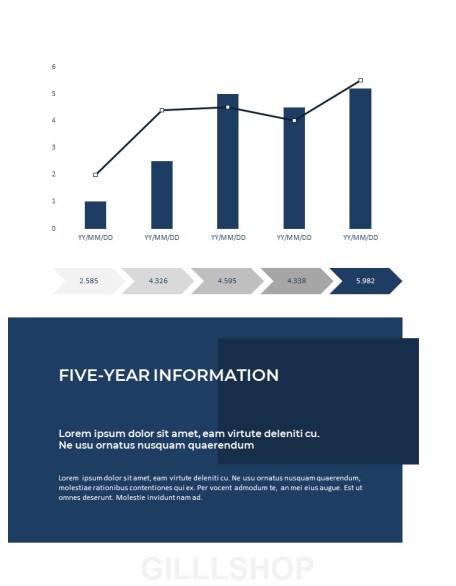 Blue Layout Annual Report Best Presentation Design