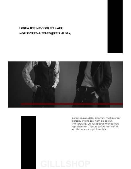 Homme Theme Desgin Template PowerPoint Templates