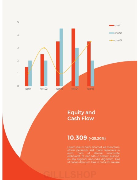 Abstract Annual Report Template PPT Presentation Samples