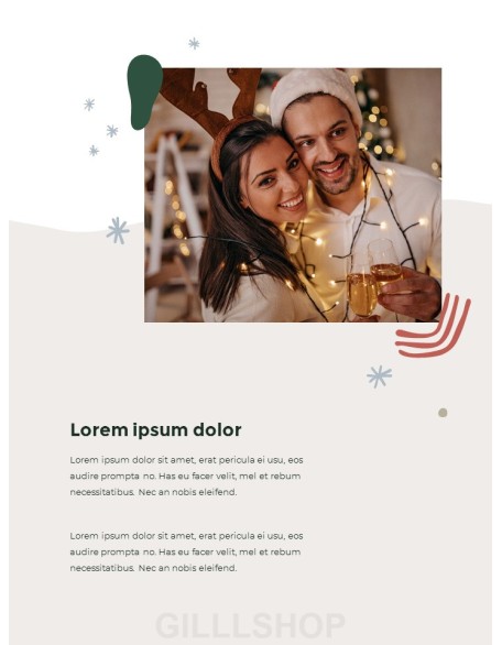 Merry Christmas Theme Design Template professional presentation