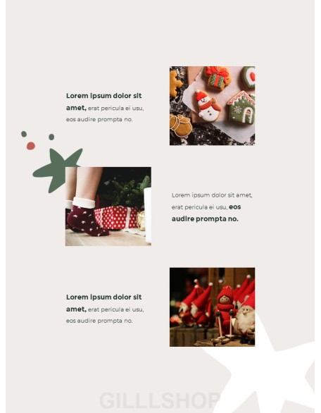 Merry Christmas Theme Design Template professional presentation