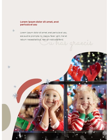 Merry Christmas Theme Design Template professional presentation