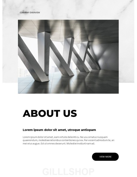 Marble Background Design Annual Report Templates for PowerPoint