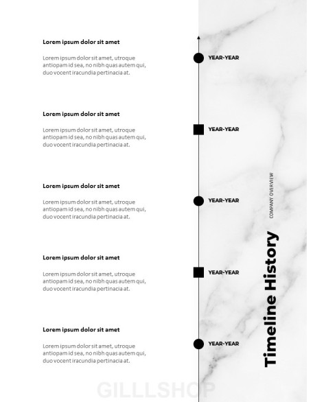 Marble Background Design Annual Report Templates for PowerPoint