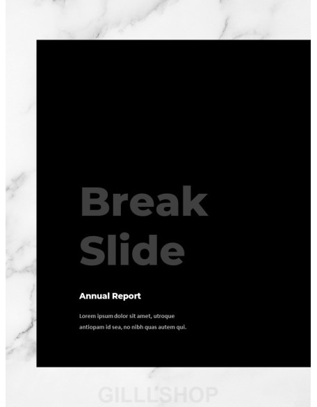 Marble Background Design Annual Report Templates for PowerPoint