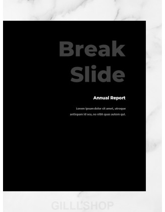 Marble Background Design Annual Report Templates for PowerPoint