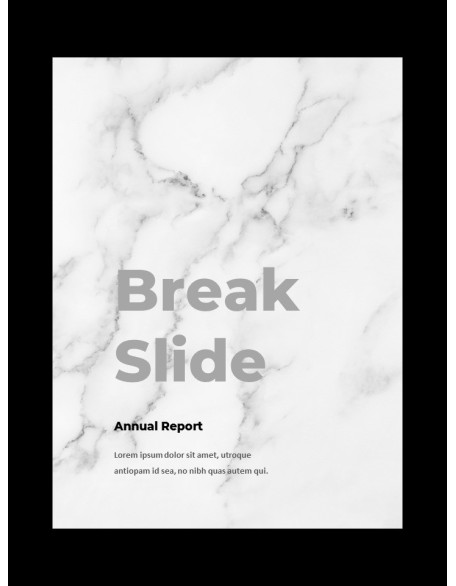 Marble Background Design Annual Report Templates for PowerPoint