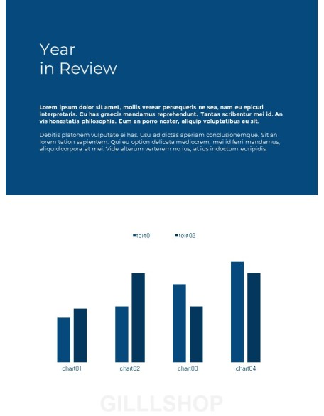 Medical Scientific Research Annual Report presentation slide design