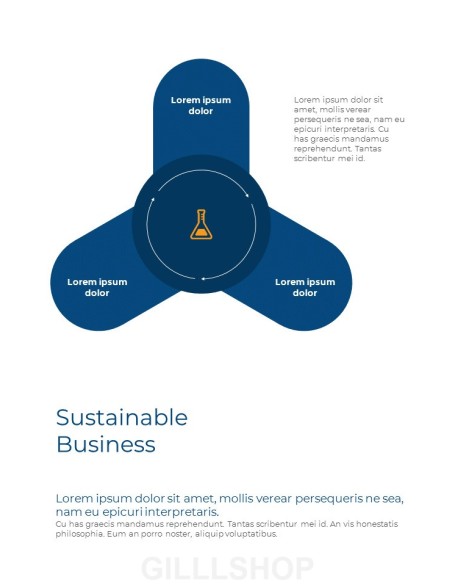 Medical Scientific Research Annual Report presentation slide design