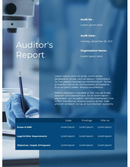 Medical Scientific Research Annual Report presentation slide design