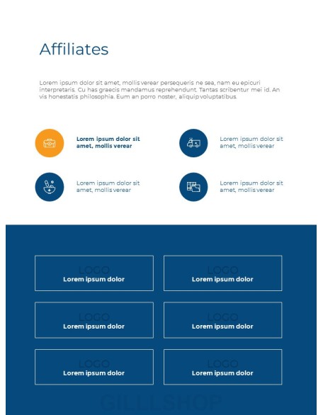 Medical Scientific Research Annual Report presentation slide design