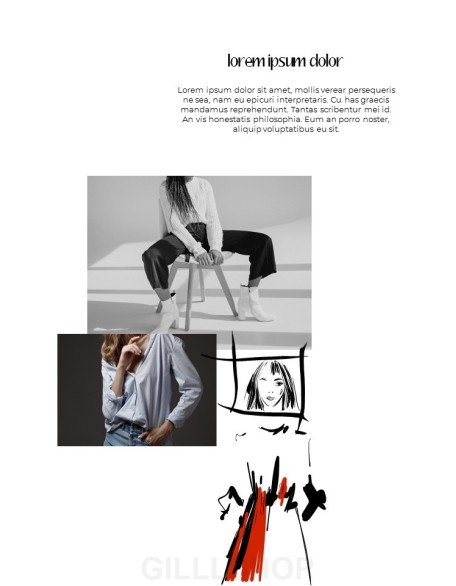 Fashion Research Book Layout Design powerpoint presentation download