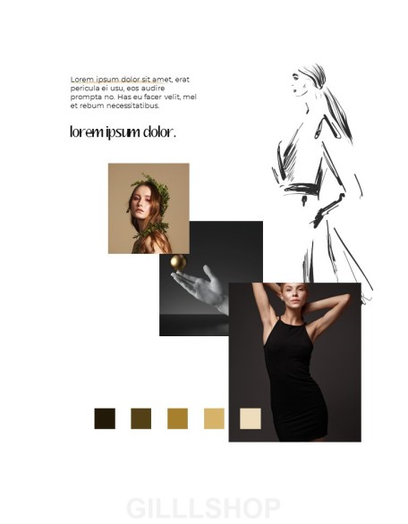 Fashion Research Book Layout Design powerpoint presentation download