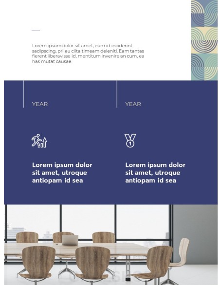 Start New Business Vertical Layout Template company profile template design