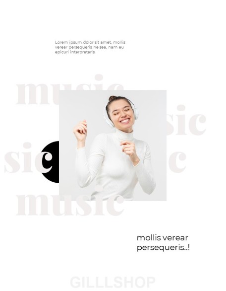 Music Vertical Template Design ppt ppt