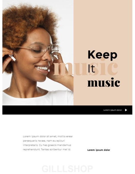 Music Vertical Template Design ppt ppt