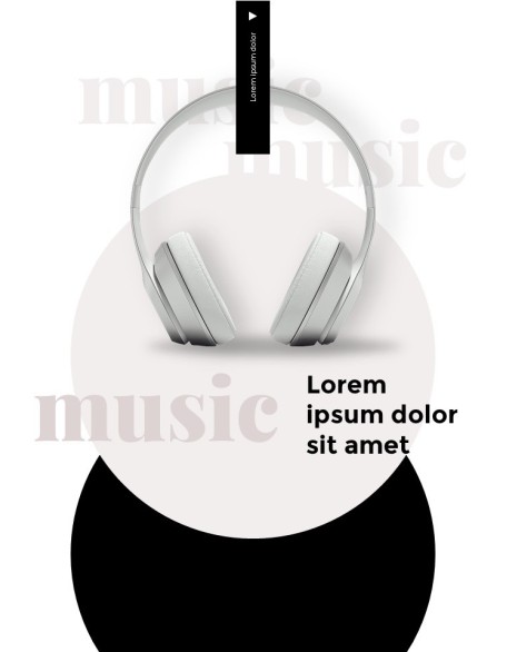 Music Vertical Template Design ppt ppt