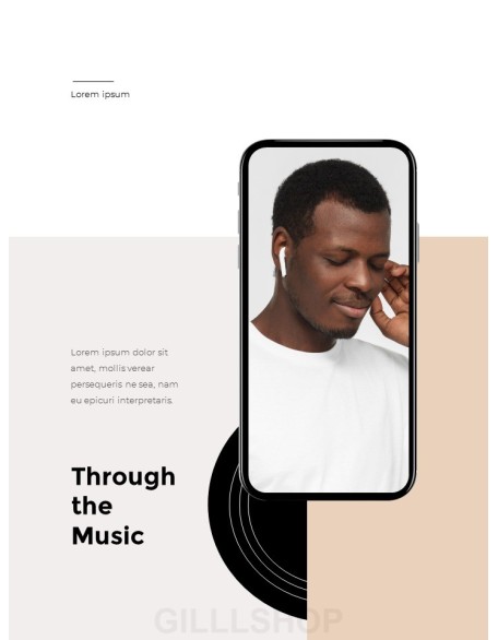 Music Vertical Template Design ppt ppt