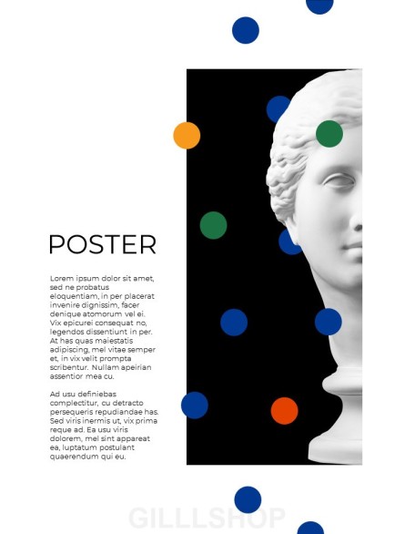 Art Poster Design Vertical Template