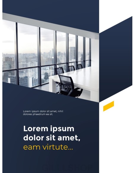 Vertical Design Template Business Proposal