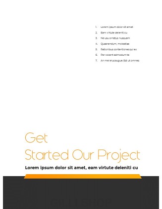 Start Project Multipurpose Template Design PPT Design