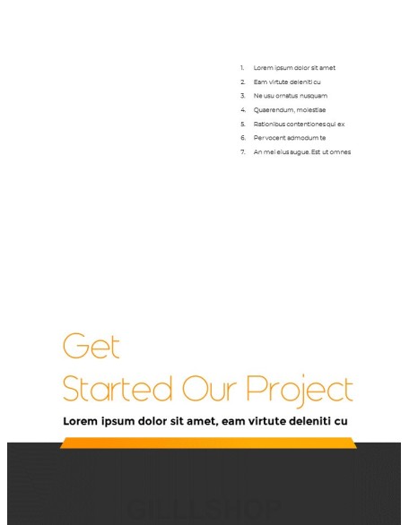 Start Project Multipurpose Template Design PPT Design