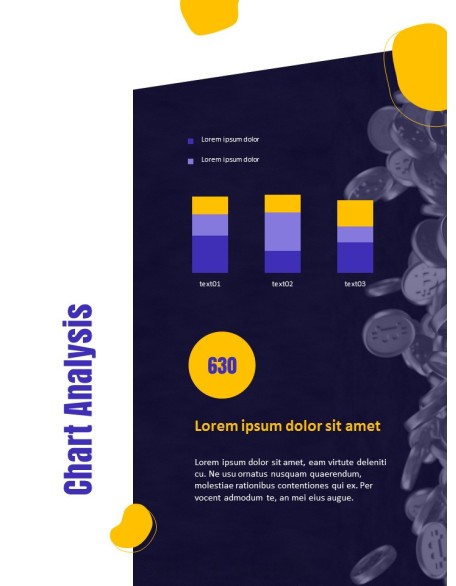 Financial Company Report Template Design PPT Model