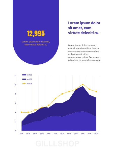 Financial Company Report Template Design PPT Model