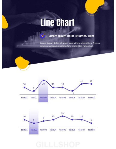 Financial Company Report Template Design PPT Model