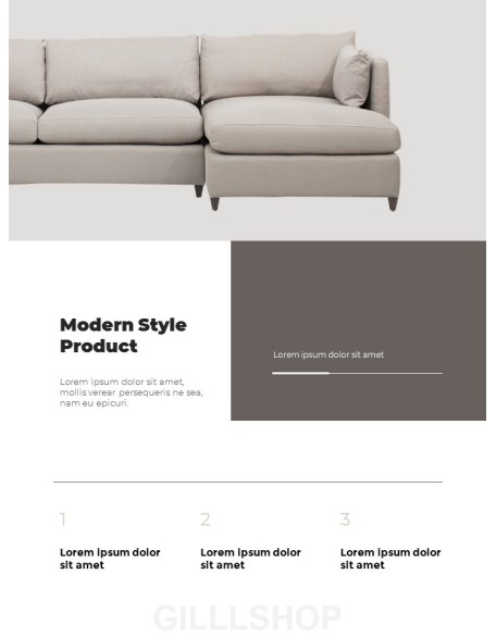 Furniture, Interior Deco Product Catalog Design PPT PowerPoint