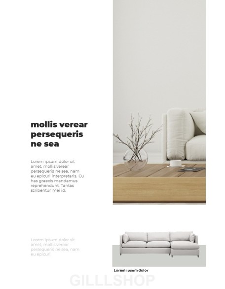 Furniture, Interior Deco Product Catalog Design PPT PowerPoint