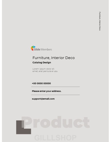 Furniture, Interior Deco Product Catalog Design PPT PowerPoint