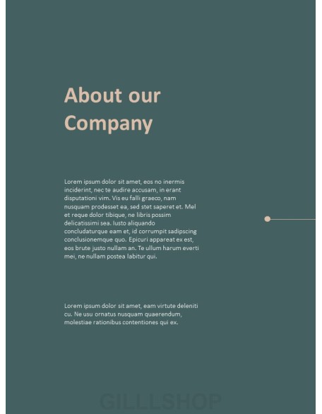 Best Business Brochure Vertical Design company profile ppt template