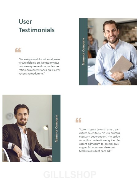 Best Business Brochure Vertical Design company profile ppt template