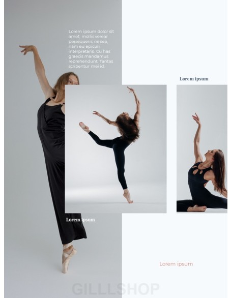 Dance Theme Vertical Poster Presentation Templates