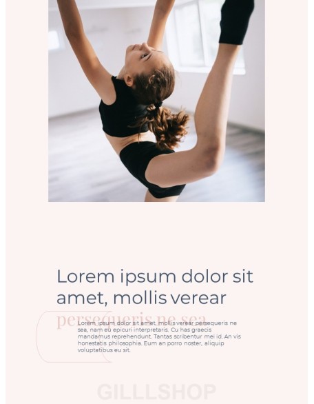 Dance Theme Vertical Poster Presentation Templates