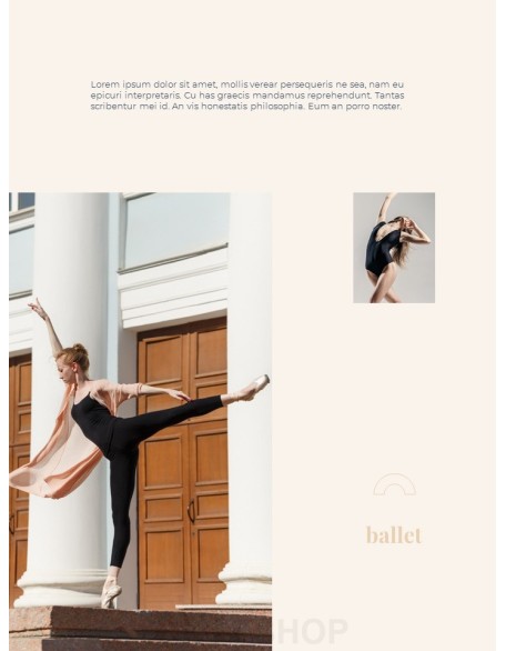 Dance Theme Vertical Poster Presentation Templates