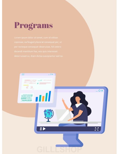 Online Education powerpoint presentation download