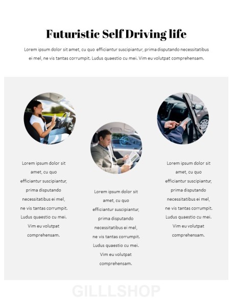 Autonomous Driving Theme PPT Templates