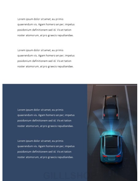 Autonomous Driving Theme PPT Templates