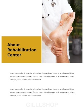 rehabilitation center Easy PPT Template