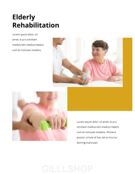 rehabilitation center Easy PPT Template