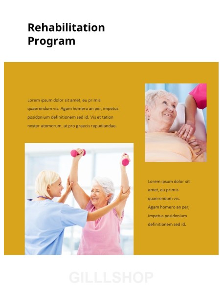 rehabilitation center Easy PPT Template