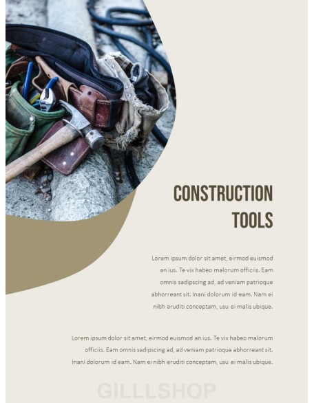 House Construction & Carpentry team presentation template