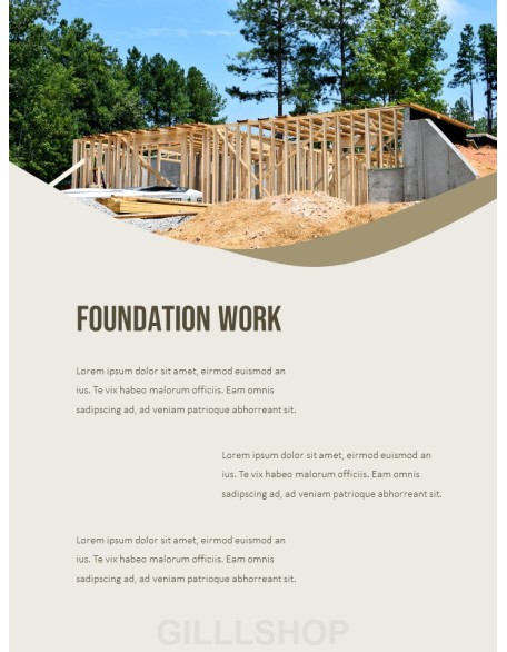 House Construction & Carpentry team presentation template